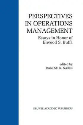 Sarin | Perspectives in Operations Management | E-Book | www.sack.de