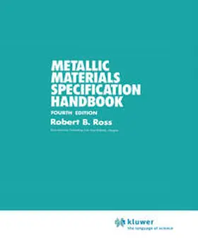 Ross | Metallic Materials Specification Handbook | E-Book | www.sack.de