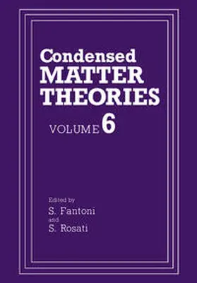 Fantoni / Rosati |  Condensed Matter Theories | eBook | Sack Fachmedien
