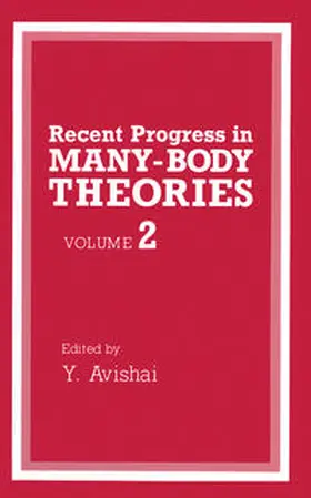 Avishai | Recent Progress in Many-Body Theories | E-Book | www.sack.de