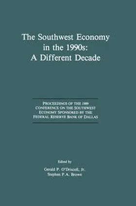 O'Driscoll / Brown | The Southwest Economy in the 1990s: A Different Decade | E-Book | www.sack.de