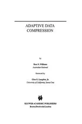 Williams | Adaptive Data Compression | E-Book | www.sack.de