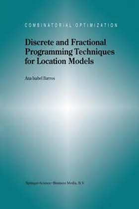 Barros |  Discrete and Fractional Programming Techniques for Location Models | eBook | Sack Fachmedien