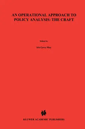 Geva-May |  An Operational Approach to Policy Analysis: The Craft | eBook | Sack Fachmedien