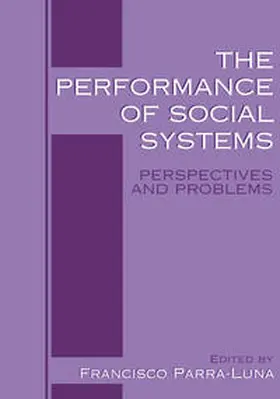 Parra-Luna | The Performance of Social Systems | E-Book | sack.de