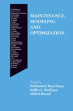 Ben-Daya / Duffuaa / Raouf |  Maintenance, Modeling and Optimization | eBook | Sack Fachmedien