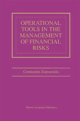 Zopounidis | Operational Tools in the Management of Financial Risks | E-Book | sack.de