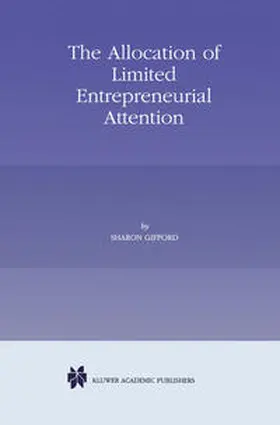 Gifford |  The Allocation of Limited Entrepreneurial Attention | eBook | Sack Fachmedien