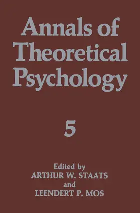 Mos / Staats |  Annals of Theoretical Psychology | Buch |  Sack Fachmedien