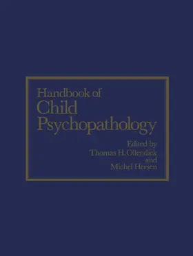 Hersen |  Handbook of Child Psychopathology | Buch |  Sack Fachmedien