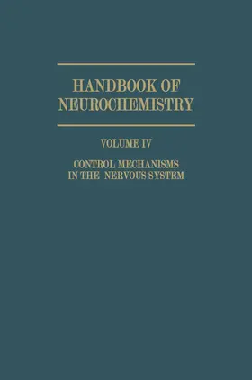 Lajtha |  Control Mechanisms in the Nervous System | Buch |  Sack Fachmedien