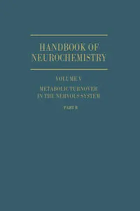 Rappoport / Fritz / Marks |  Metabolic Turnover in the Nervous System | eBook | Sack Fachmedien