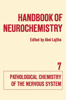 Lajtha |  Handbook of Neurochemistry | Buch |  Sack Fachmedien