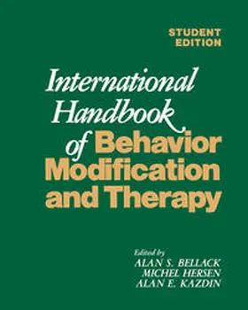 Bellack / Hersen / Kazdin |  International Handbook of Behavior Modification and Therapy | eBook | Sack Fachmedien