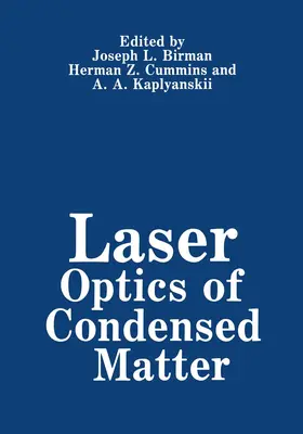 Birman |  Laser Optics of Condensed Matter | Buch |  Sack Fachmedien