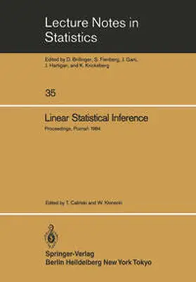 Calinski / Klonecki |  Linear Statistical Inference | eBook | Sack Fachmedien