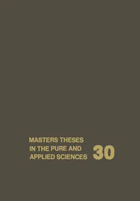 Shafer |  Masters Theses in the Pure and Applied Sciences | eBook | Sack Fachmedien