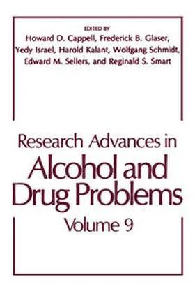 Cappell |  Research Advances in Alcohol and Drug Problems | eBook | Sack Fachmedien