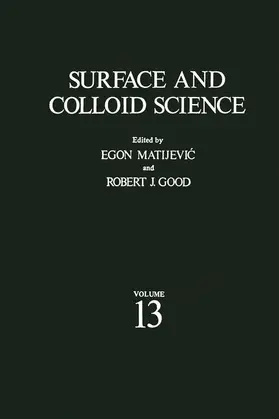Matijevic |  Surface and Colloid Science | Buch |  Sack Fachmedien