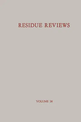 Gunther | Residue Reviews / Rückstands-Berichte | E-Book | sack.de