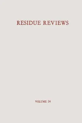 Gunther |  Residue Reviews / Rückstands-Berichte | Buch |  Sack Fachmedien
