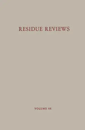 Gunther |  Residue Reviews | eBook | Sack Fachmedien