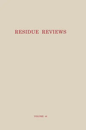 Gunther | Residue Reviews | E-Book | sack.de