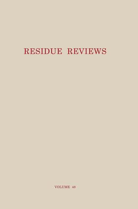 Gunther |  Residue Reviews | Buch |  Sack Fachmedien