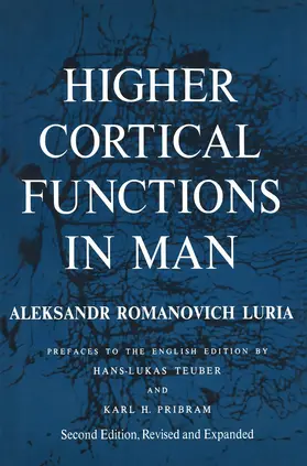 Luria |  Higher Cortical Functions in Man | Buch |  Sack Fachmedien
