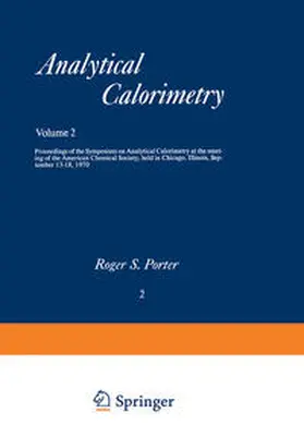 Porter / Johnson |  Analytical Calorimetry | eBook | Sack Fachmedien