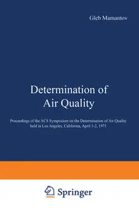 Mamantov |  Determination of Air Quality | eBook | Sack Fachmedien