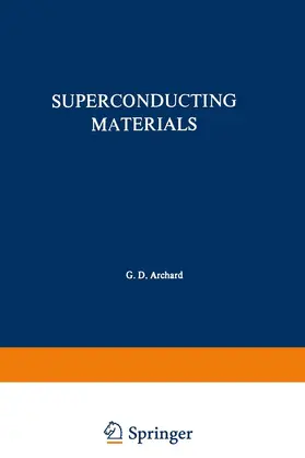 Savitskii |  Superconducting Materials | Buch |  Sack Fachmedien