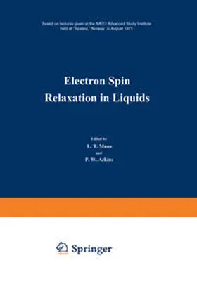 Muus |  Electron Spin Relaxation in Liquids | eBook | Sack Fachmedien