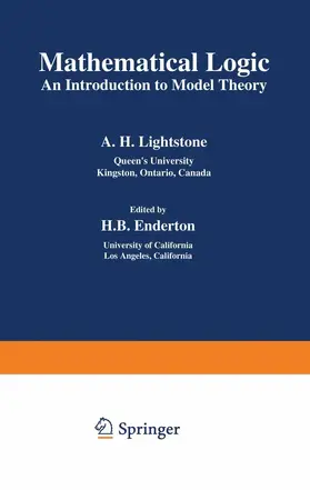 Lightstone |  Mathematical Logic | Buch |  Sack Fachmedien