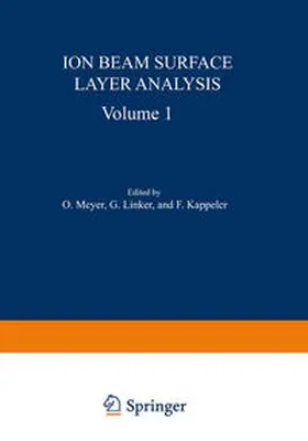 Meyer |  Ion Beam Surface Layer Analysis | eBook | Sack Fachmedien