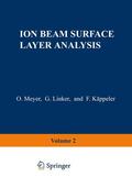 Meyer |  Ion Beam Surface Layer Analysis | Buch |  Sack Fachmedien