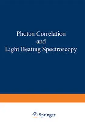 Cummins |  Photon Correlation and Light Beating Spectroscopy | eBook | Sack Fachmedien