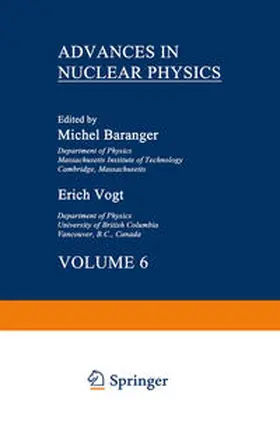 Baranger / Vogt | Advances in Nuclear Physics | E-Book | sack.de