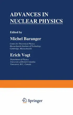 Baranger / Vogt | Advances in Nuclear Physics | E-Book | www.sack.de