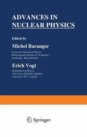 Baranger / Vogt |  Advances in Nuclear Physics | Buch |  Sack Fachmedien