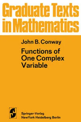 Conway |  Functions of One Complex Variable | eBook | Sack Fachmedien