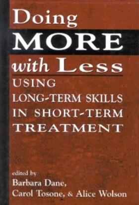 Dane / Tosone / Wolson |  Doing More With Less | eBook | Sack Fachmedien