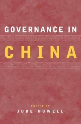 Howell |  Governance in China | eBook | Sack Fachmedien