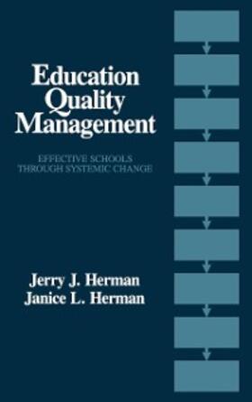 Herman |  Education Quality Management | eBook | Sack Fachmedien