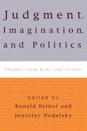 Nedelsky |  Judgment, Imagination, and Politics | eBook | Sack Fachmedien
