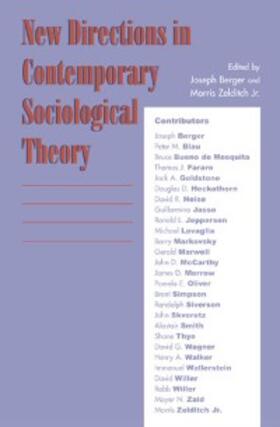 Berger / Zelditch Jr. |  New Directions in Contemporary Sociological Theory | eBook | Sack Fachmedien
