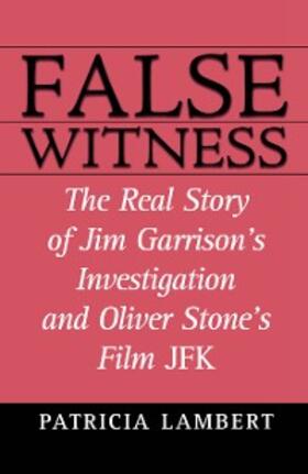Lambert |  False Witness | eBook | Sack Fachmedien