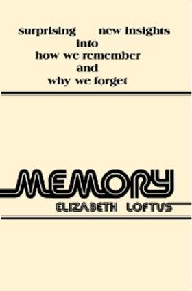 Loftus |  Memory | eBook | Sack Fachmedien