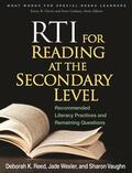 Reed / Wexler / Vaughn |  RTI for Reading at the Secondary Level | Buch |  Sack Fachmedien