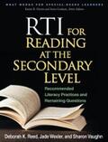 Reed / Wexler / Vaughn |  RTI for Reading at the Secondary Level | eBook | Sack Fachmedien